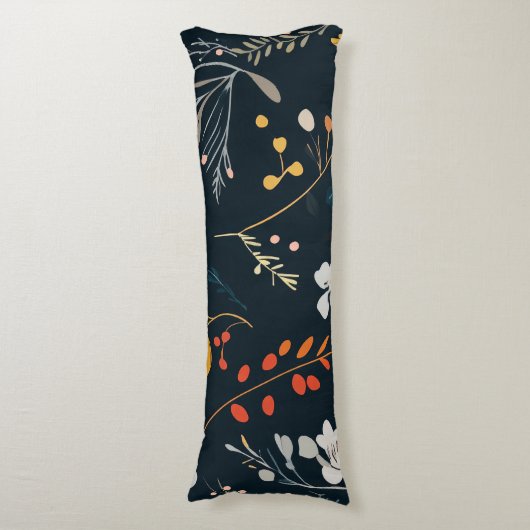 Coussins Longs Floral Pattern (Devant (Vertical))
