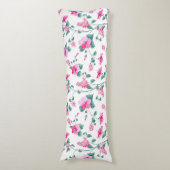 Coussins Longs floral pillow, flower print pillow, decorative (Devant (Vertical))