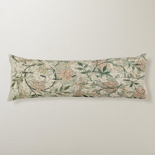 Coussins Longs Floral William Morris Motif Medway. (Devant)