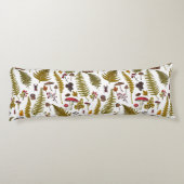 Coussins Longs Flore et faune boisées 2 (Dos)