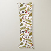 Coussins Longs Flore et faune boisées 2 (Devant (Vertical))