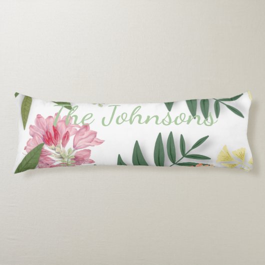 Coussins Longs Flore tropicale (Devant)