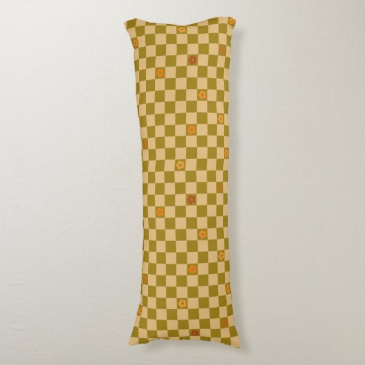 Coussins Longs Flowe Checkered Pattern - No. 02 (Devant (Vertical))