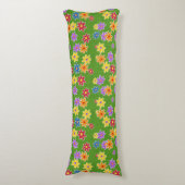 Coussins Longs Flower Power Fabric Motif + vos idées (Devant (Vertical))