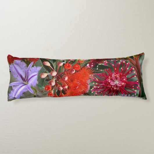 Coussins Longs Flowers sauvages australiens (Dos)