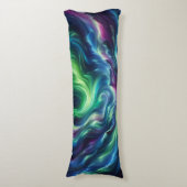 Coussins Longs Flux Aurora Borealis : Fente auriculaire Nord (Devant (Vertical))