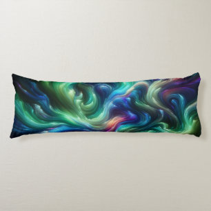 Coussins Longs Flux de l'Aurora Borealis : tourbillon des lumière