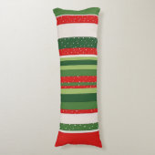 Coussins Longs Fond à motif rayé vibrant (Devant (Vertical))