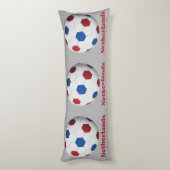 Coussins Longs Football Pays-Bas (Dos (Vertical))