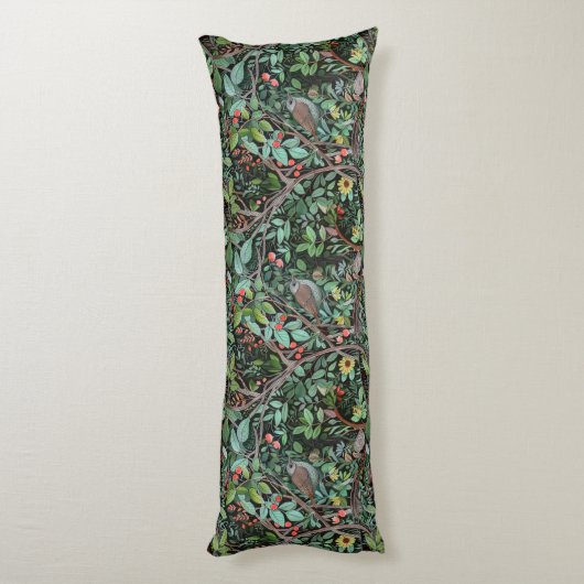 Coussins Longs Forêt mystérieuse (Dos (Vertical))