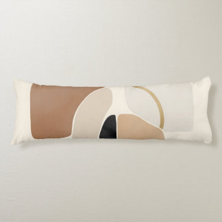 Coussins Longs Formes Abstraites neutres | Art Moderne Minimal