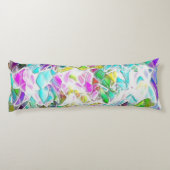 Coussins Longs Formes de couleurs douces sur un bouillon de lait (Dos)