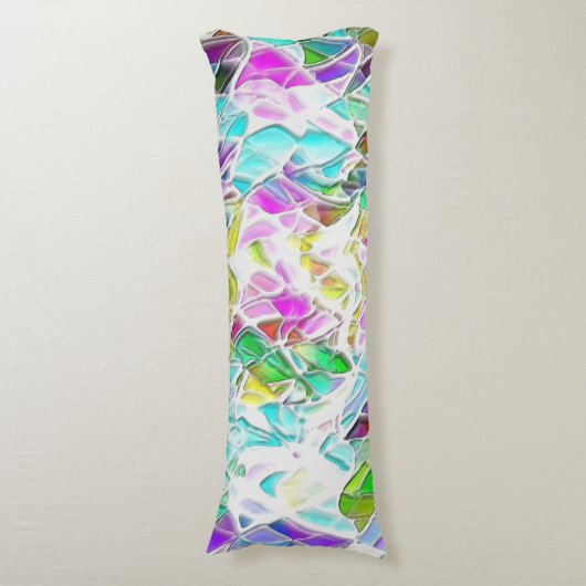 Coussins Longs Formes de couleurs douces sur un bouillon de lait (Devant (Vertical))