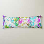 Coussins Longs Formes de couleurs douces sur un bouillon de lait (Devant)