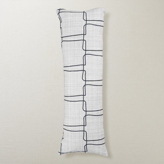 Coussins Longs Formes et rayures abstraites modernes (Devant (Vertical))