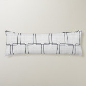 Coussins Longs Formes et rayures abstraites modernes (Devant)