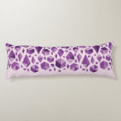 Coussins Longs Formes géométriques pourpres de bijou (Dos)