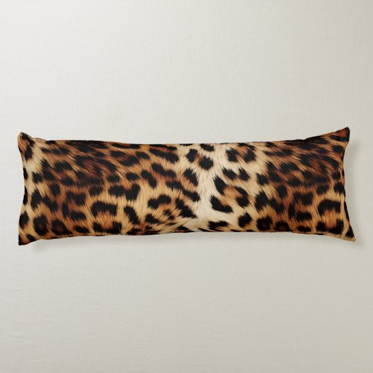 Coussins Longs Fourrure animale zébrée et léopard (Dos)