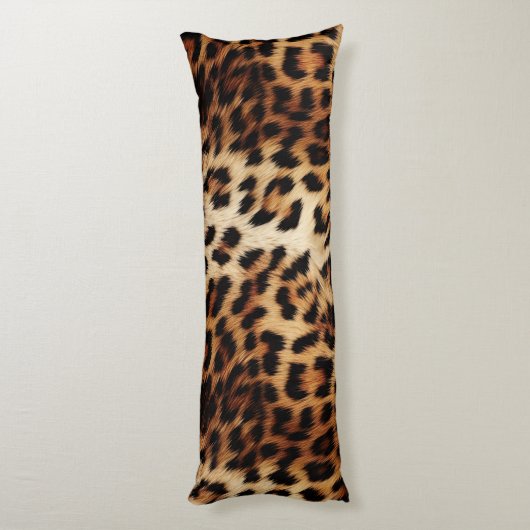 Coussins Longs Fourrure animale zébrée et léopard (Dos (Vertical))