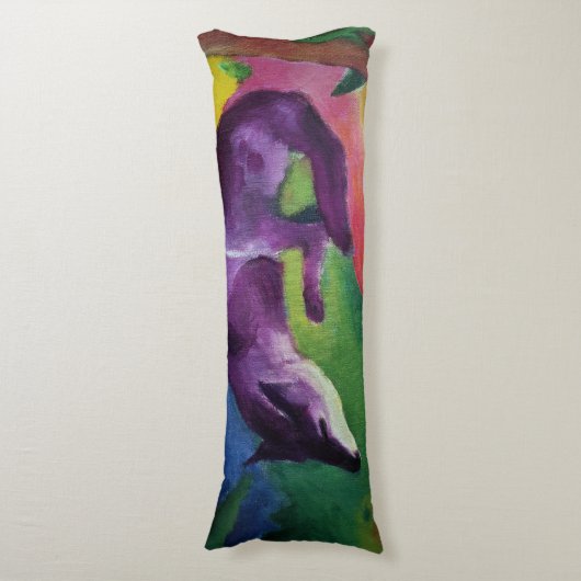 Coussins Longs Fox bleu, 1911 (Devant (Vertical))