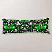 Coussins Longs Fox Nordic Scandinavian Folk Art nappe (Dos)