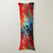 Coussins Longs Fractage du feu autochtone (Devant (Vertical))