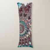 Coussins Longs Fractale spirale Super rétro (Devant (Vertical))