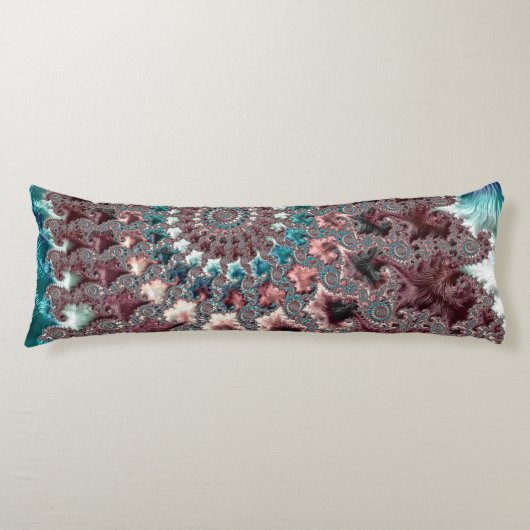 Coussins Longs Fractale spirale Super rétro (Devant)