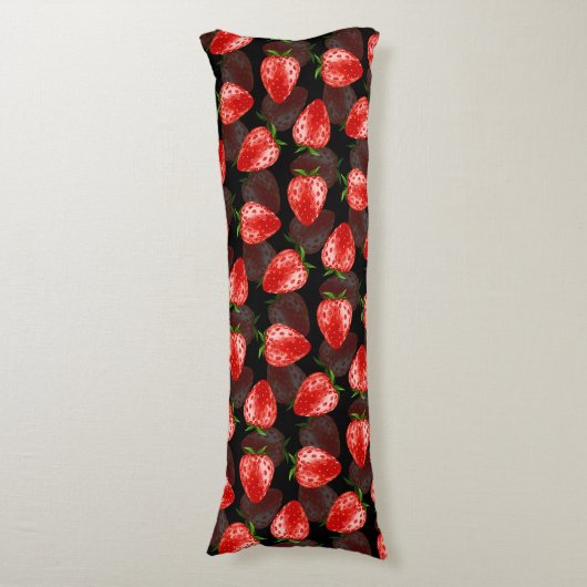 Coussins Longs Fraise (Devant (Vertical))
