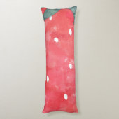 Coussins Longs Fraise à l'aquarelle mignonne (Dos (Vertical))