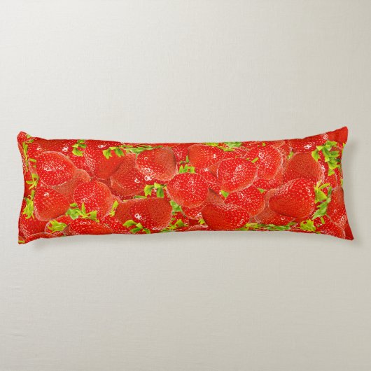 Coussins Longs Fraises (Dos)