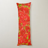 Coussins Longs Fraises (Dos (Vertical))