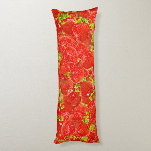 Coussins Longs Fraises (Dos (Vertical))