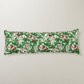 Coussins Longs Fraises sauvages sur blanc (Dos)