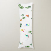 Coussins Longs Freeride Snowboardeur Design de snowboard (Devant (Vertical))