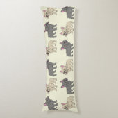 Coussins Longs Frenchies, Beige (Devant (Vertical))