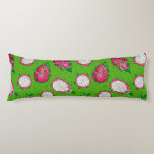 Coussins Longs Fruit rouge dragon vert (Devant)