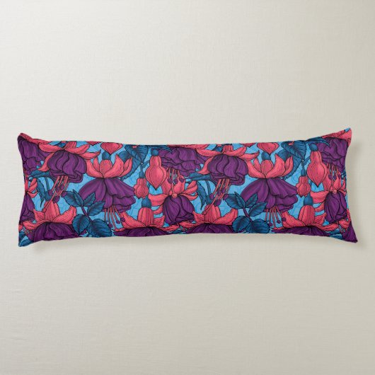 Coussins Longs Fuchsia (Dos)