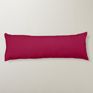 Coussins Longs Fuchsia Bourgogne uni