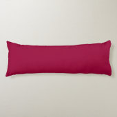 Coussins Longs Fuchsia Bourgogne uni (Devant)
