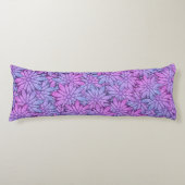 Coussins Longs Fun Purple Flowers (Devant)