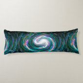 Coussins Longs Galaxie peinte à la main (Dos)