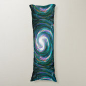 Coussins Longs Galaxie peinte à la main (Devant (Vertical))