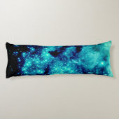 Coussins Longs Galaxie turquoise (Dos)