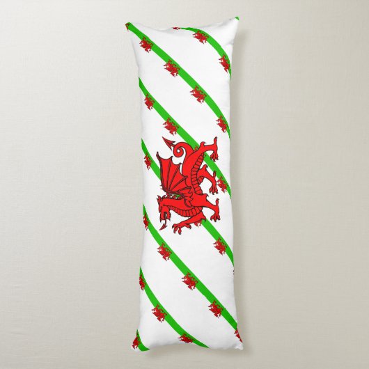 Coussins Longs Gallois barre le drapeau (Dos (Vertical))