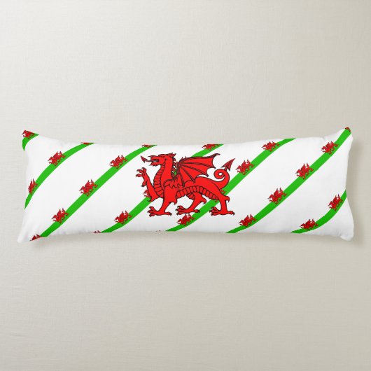 Coussins Longs Gallois barre le drapeau (Devant)