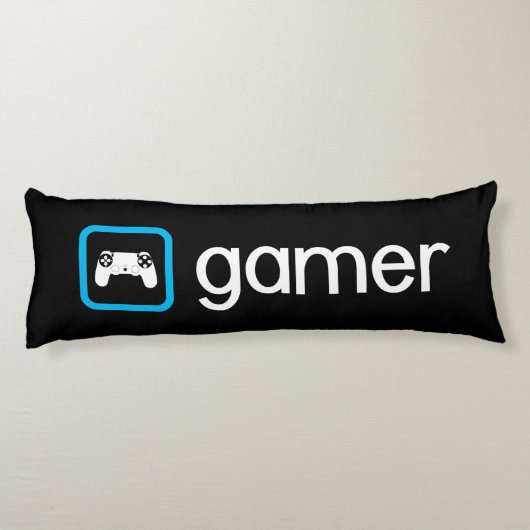 Coussins Longs Gamer (bleu) (Dos)