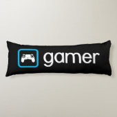 Coussins Longs Gamer (bleu) (Devant)