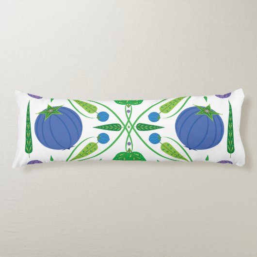 Coussins Longs Gardien De L'Oreiller Corps Des Blueberries (Devant)