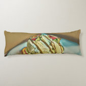 Coussins Longs Gâteau à la crème glacée aux fraises (Dos)